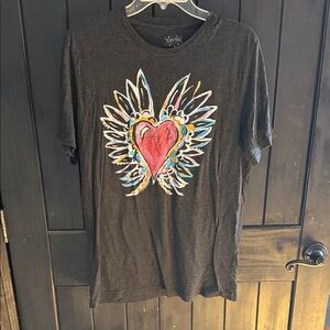 Heart Graphic Short Sleeve Tee